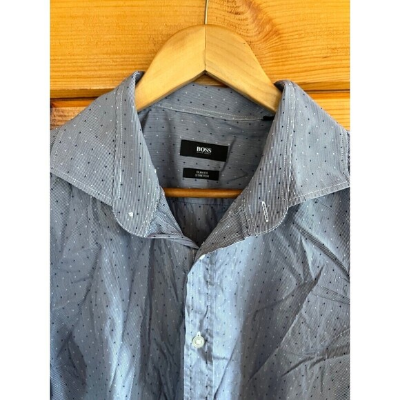 HUGO BOSS Slim Fit Stretch Fit Shirt XL - Picture 3 of 4